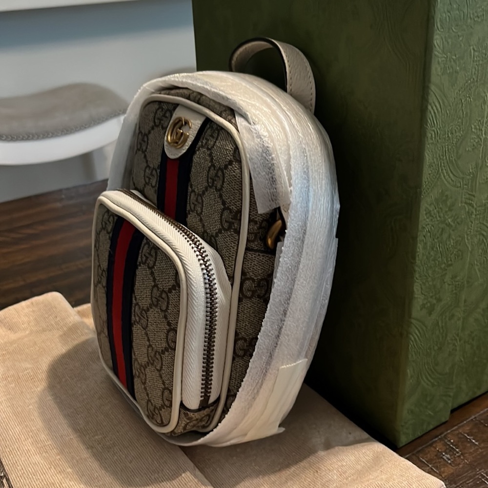 Gucci Ophidia mini bag brand new wrapped. White with beige - Picture 3 of 7